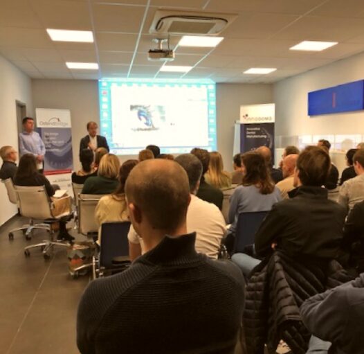 Walter Van Breda te gast bij Dental Labo Vanderbeken.